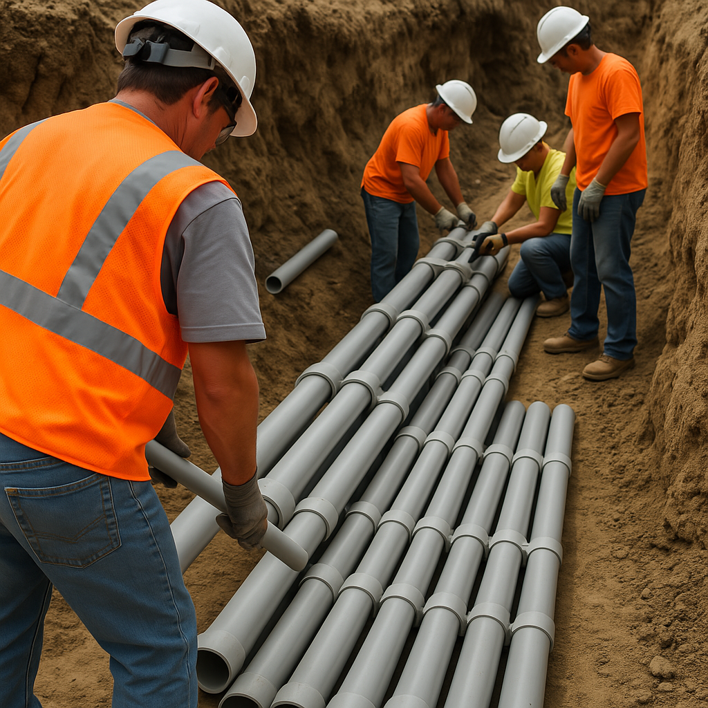 Underground cable piping system